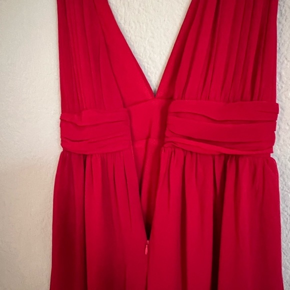 NWOT Heavenly Hues Red Maxi Dress Gown Gala - Picture 5 of 6
